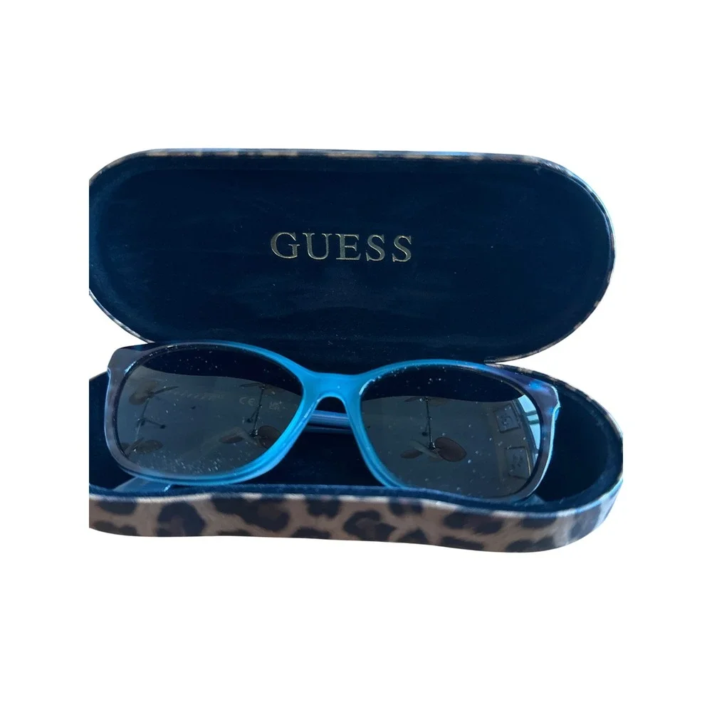 GUESS Women's Sunglass FRAMES ONLY GU2949-3 Blue Tortoise Shell Frame Brown Lens